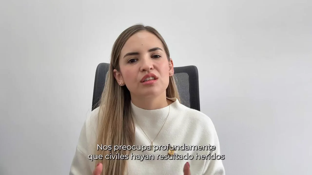 Diana Riveros expresa preocupación por enfrentamientos en el Catatumbo