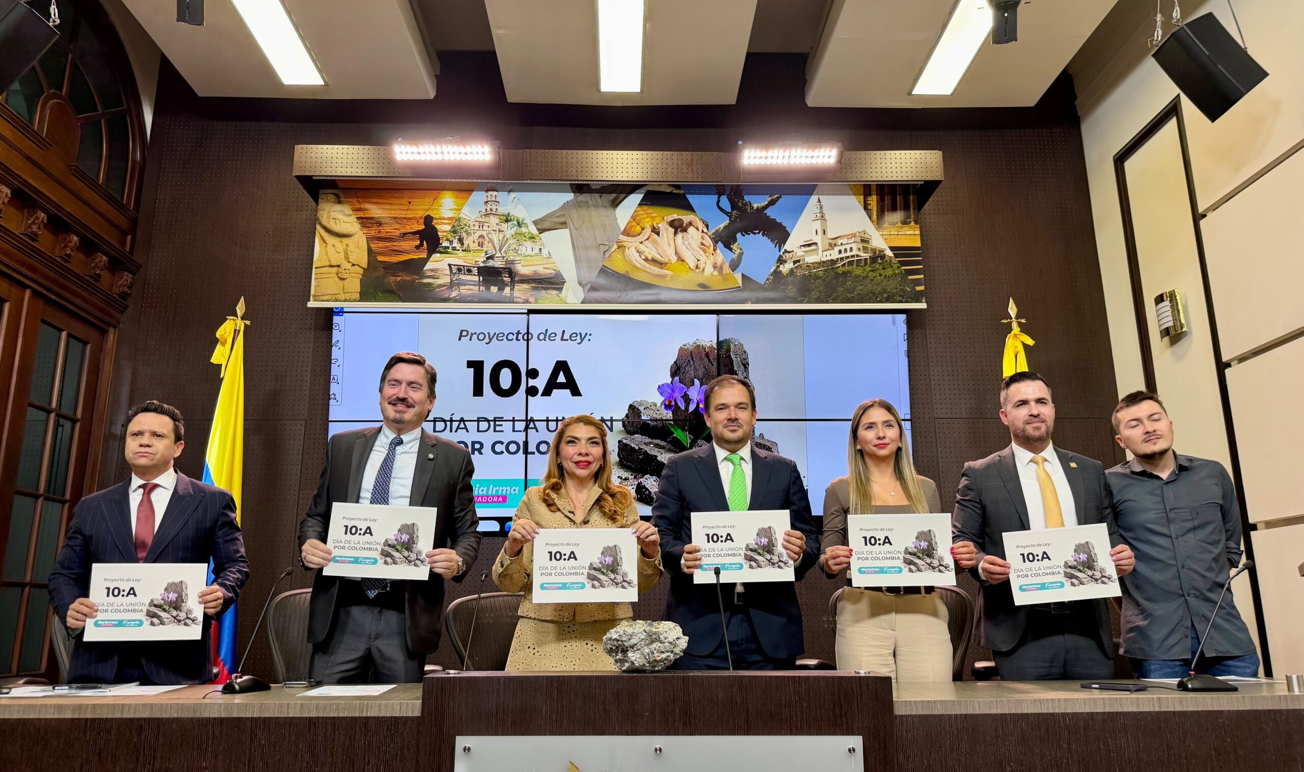 Radican Proyecto de Ley para declarar el 10 de agosto como Día de la Unión por Colombia